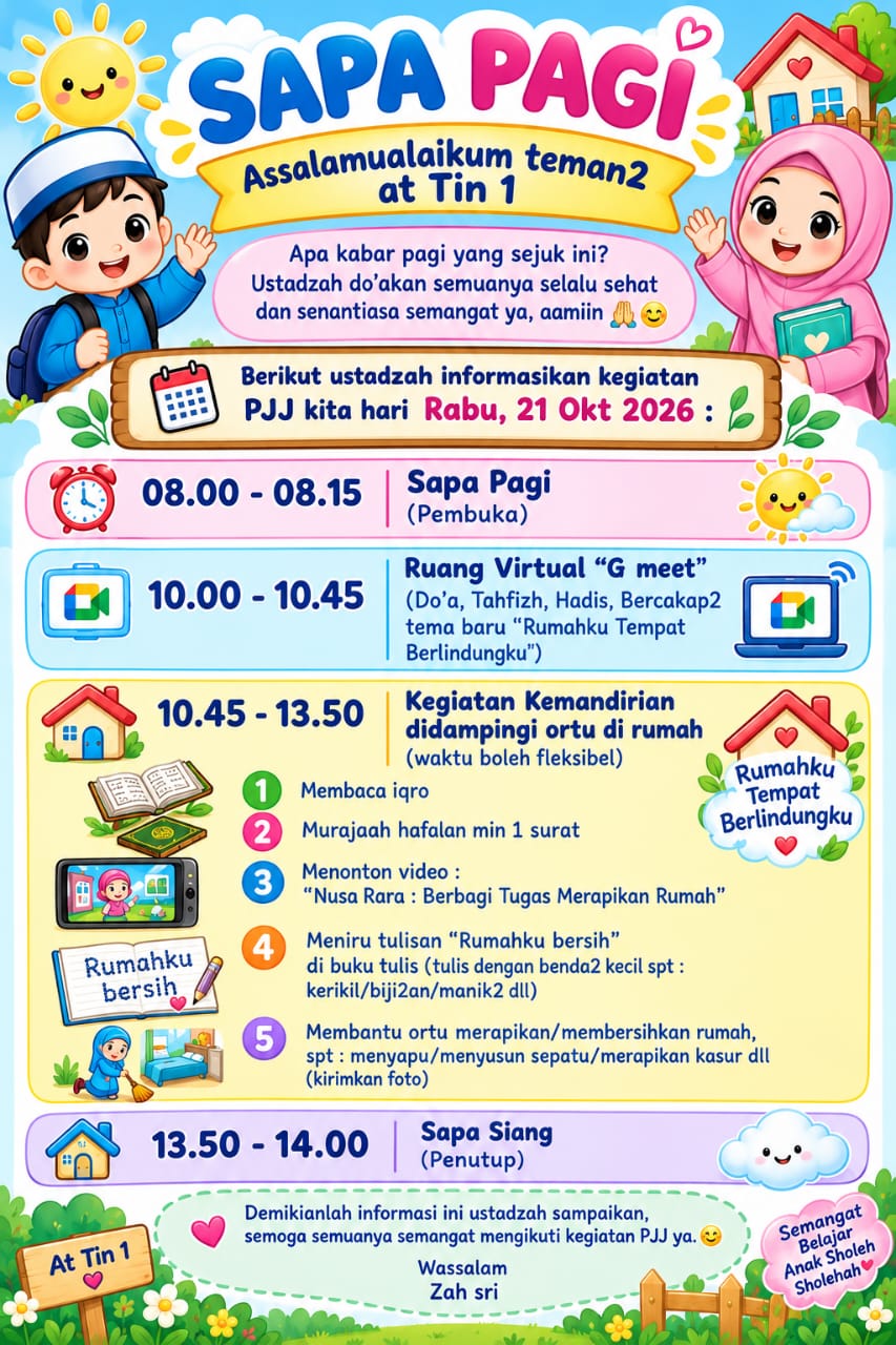Kegiatan PJJ Kelas At Tin 1